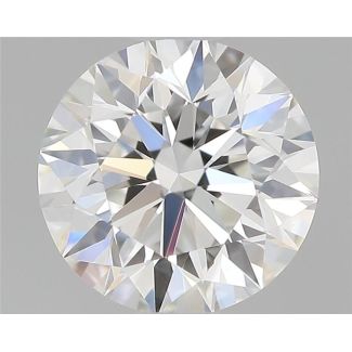 0.5 Carat Round G VVS2 EX GIA Natural Diamond