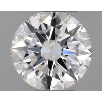 0.4 Carat Round D SI2 EX GIA Natural Diamond