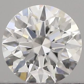 0.22 Carat Round E VVS1 EX GIA Natural Diamond