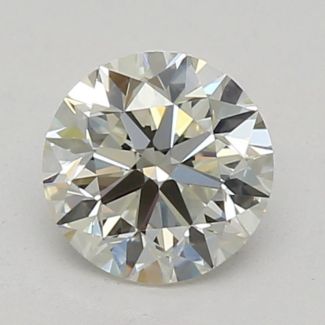 0.40 Carat Round I VVS2 VG EX GIA Natural Diamond