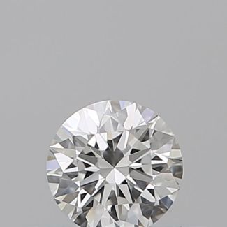 0.23 Carat Round F VVS2 EX GIA Natural Diamond