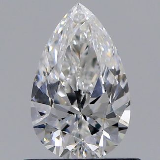 0.60 Carat Pear E SI1 - VG GIA Natural Diamond