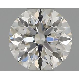 0.30 Carat Round H SI2 EX IGI Natural Diamond