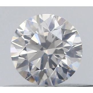 0.30 Carat Round F SI2 VG EX IGI Natural Diamond