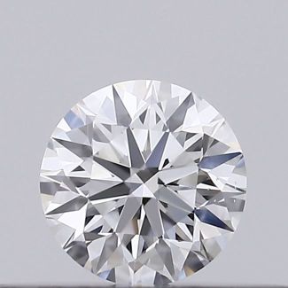 0.20 Carat Round D VS2 EX GIA Natural Diamond