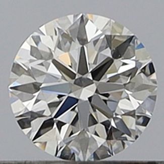 0.34 Carat Round D VVS1 EX GIA Natural Diamond