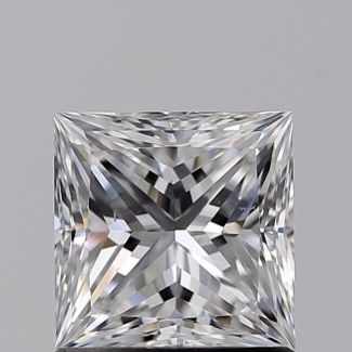 1.00 Carat Princess D VS2 - VG GIA Natural Diamond