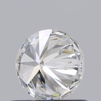 0.50 Carat Round F SI1 EX GIA Natural Diamond