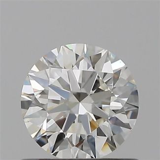 0.60 Carat Round H VS1 EX GIA Natural Diamond