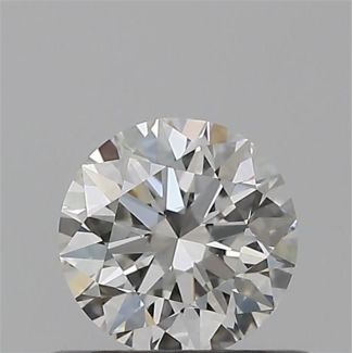 0.45 Carat Round H VS2 EX GIA Natural Diamond