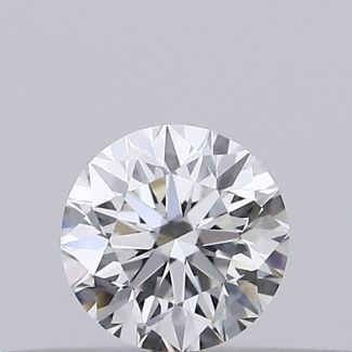 0.23 Carat Round F VVS2 VG EX GIA Natural Diamond