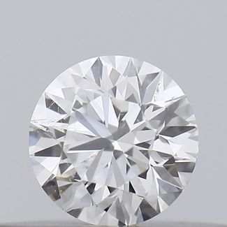 0.18 Carat Round G SI2 EX GIA Natural Diamond