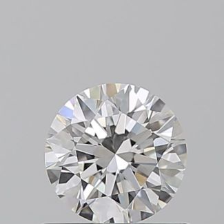 0.66 Carat Round F VVS2 EX GIA Natural Diamond