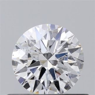 0.50 Carat Round D SI2 EX VG GIA Natural Diamond