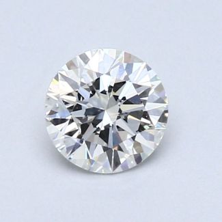 0.61 Carat Round G SI1 EX GIA Natural Diamond