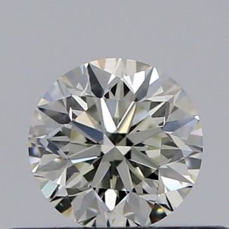 0.31 Carat Round K VVS1 VG GIA Natural Diamond