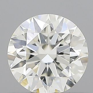 0.42 Carat Round H VVS1 EX GIA Natural Diamond