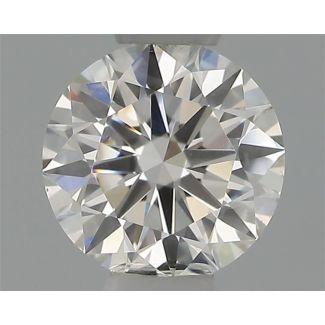 0.30 Carat Round H SI1 EX GIA Natural Diamond