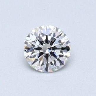 0.37 Carat Round F VS2 VG EX GIA Natural Diamond