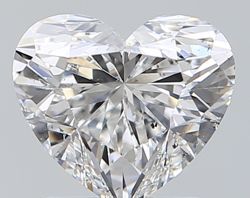 1.51 Carat Heart F SI1 - EX GIA Natural Diamond