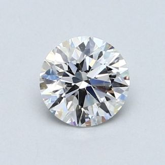 0.74 Carat Round E SI1 EX VG GIA Natural Diamond