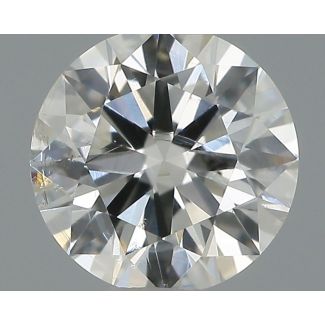 0.35 Carat Round F SI1 EX VG IGI Natural Diamond