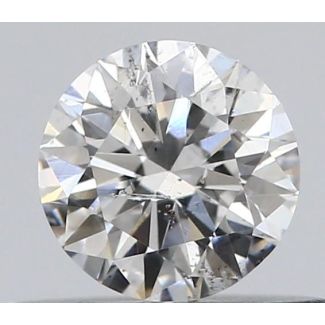 0.33 Carat Round E SI2 VG GD IGI Natural Diamond