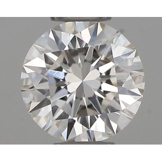 0.34 Carat Round H VS1 EX IGI Natural Diamond