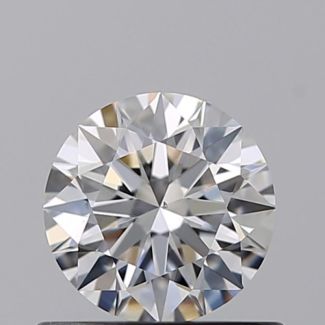 0.53 Carat Round E VS1 EX GIA Natural Diamond