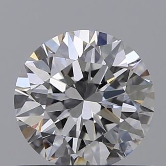 0.6 Carat Round E SI1 EX GIA Natural Diamond