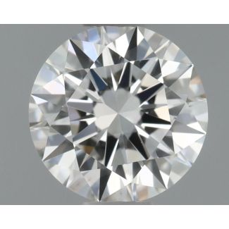 0.5 Carat Round F VVS1 EX VG GIA Natural Diamond