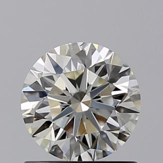 0.80 Carat Round K SI1 VG EX GIA Natural Diamond