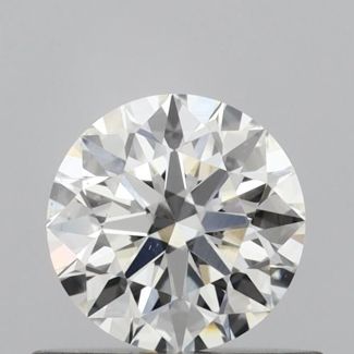 0.55 Carat Round I VS2 EX GIA Natural Diamond