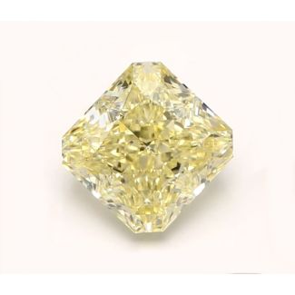 0.7 Carat Square Radiant Fancy Yellow SI1 - EX VG GIA Natural Diamond