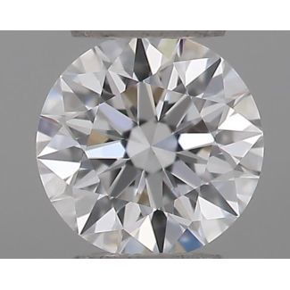 0.22 Carat Round D VVS1 EX GIA Natural Diamond