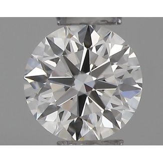 0.21 Carat Round G VVS1 EX GIA Natural Diamond