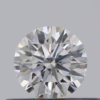 0.30 Carat Round D VVS2 EX VG GIA Natural Diamond