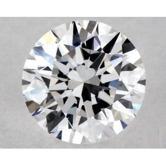 0.35 Carat Round D VVS2 EX GIA Natural Diamond