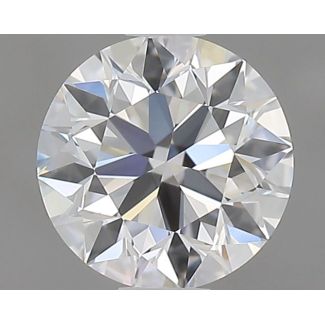 0.5 Carat Round D VVS2 EX GD GIA Natural Diamond