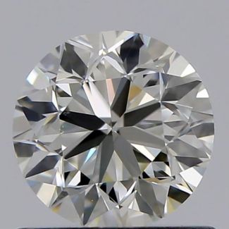 0.70 Carat Round K SI1 GD EX GIA Natural Diamond