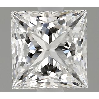 0.7 Carat Princess F VVS2 - EX VG GIA Natural Diamond