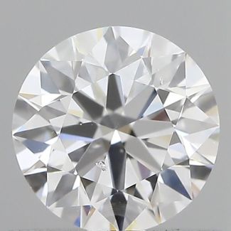 0.70 Carat Round D SI1 EX GIA Natural Diamond