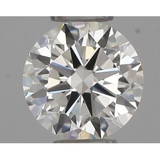 0.31 Carat Round H VVS1 EX IGI Natural Diamond