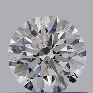 0.52 Carat Round D VS1 EX GIA Natural Diamond