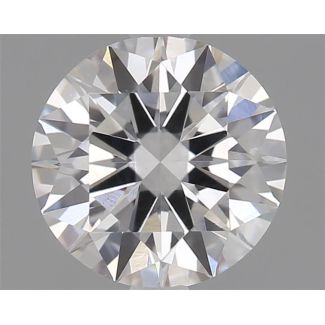 0.51 Carat Round E SI1 EX GIA Natural Diamond