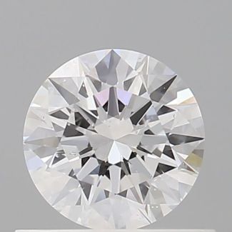 0.61 Carat Round D SI1 EX GIA Natural Diamond