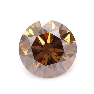 1.5 Carat Round C7-DEEPBROWN VVS2 GD SGL Natural Diamond