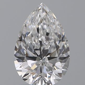 1.00 Carat Pear D VS2 - EX GIA Natural Diamond