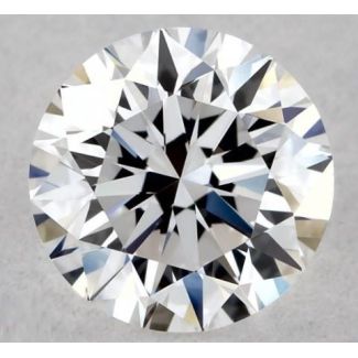 0.46 Carat Round D VVS2 EX GIA Natural Diamond