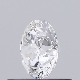 0.6 Carat Round D VVS1 EX VG GIA Natural Diamond